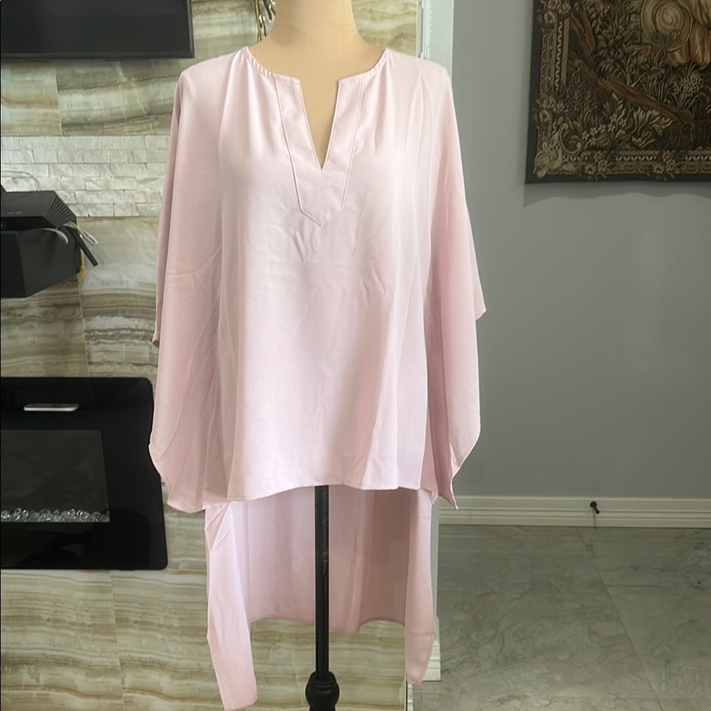 Pink High Low Tunic Top.‎ Pink Women's Top. L